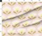 Mid Century Deco Pale Pink Butter Yellow Leaves Custom Printed Fabric by Spoonflower Various Fabrics by the Yard or Fat Quarter